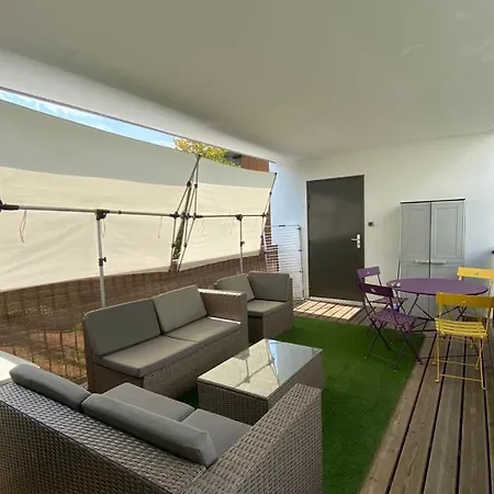 T4-85m2 terrasse&parking - métro bagatelle Toulouse